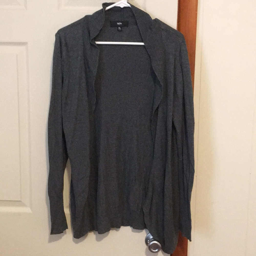 Dark gray Mossimo open sweater Size XL